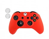 Funda de Silicona Mando y Joystick Xbox One -Rojo